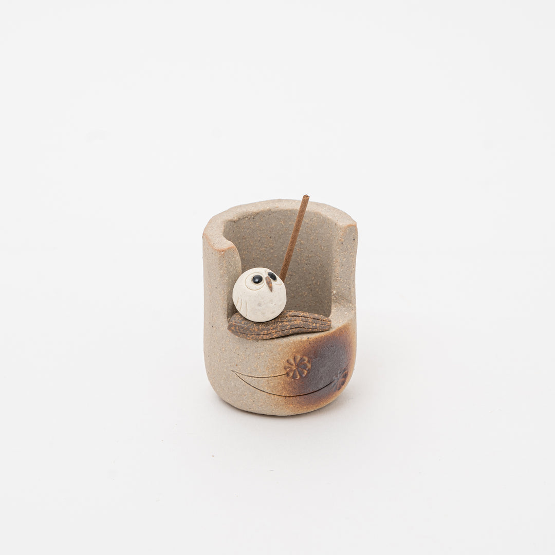 Shigaraki Incense Holder | Owl