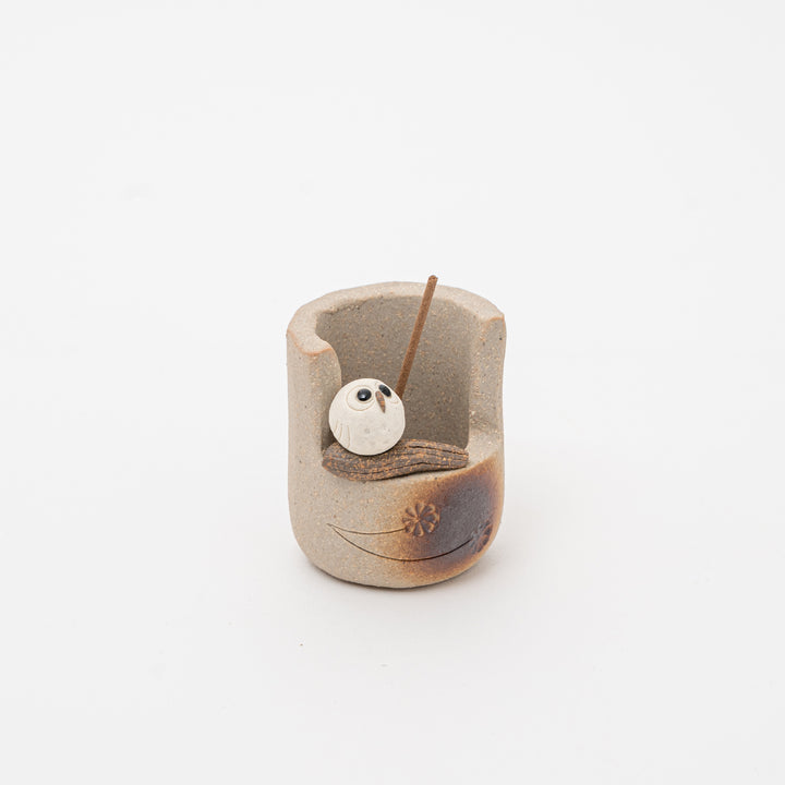 Shigaraki Incense Holder | Owl