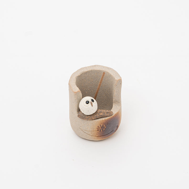 Shigaraki Incense Holder | Owl