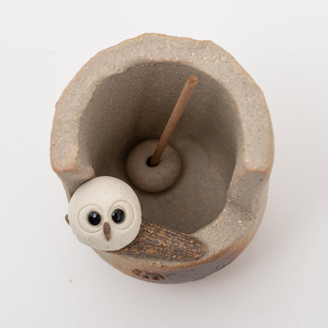 Shigaraki Incense Holder | Owl