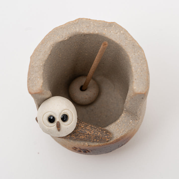 Shigaraki Incense Holder | Owl