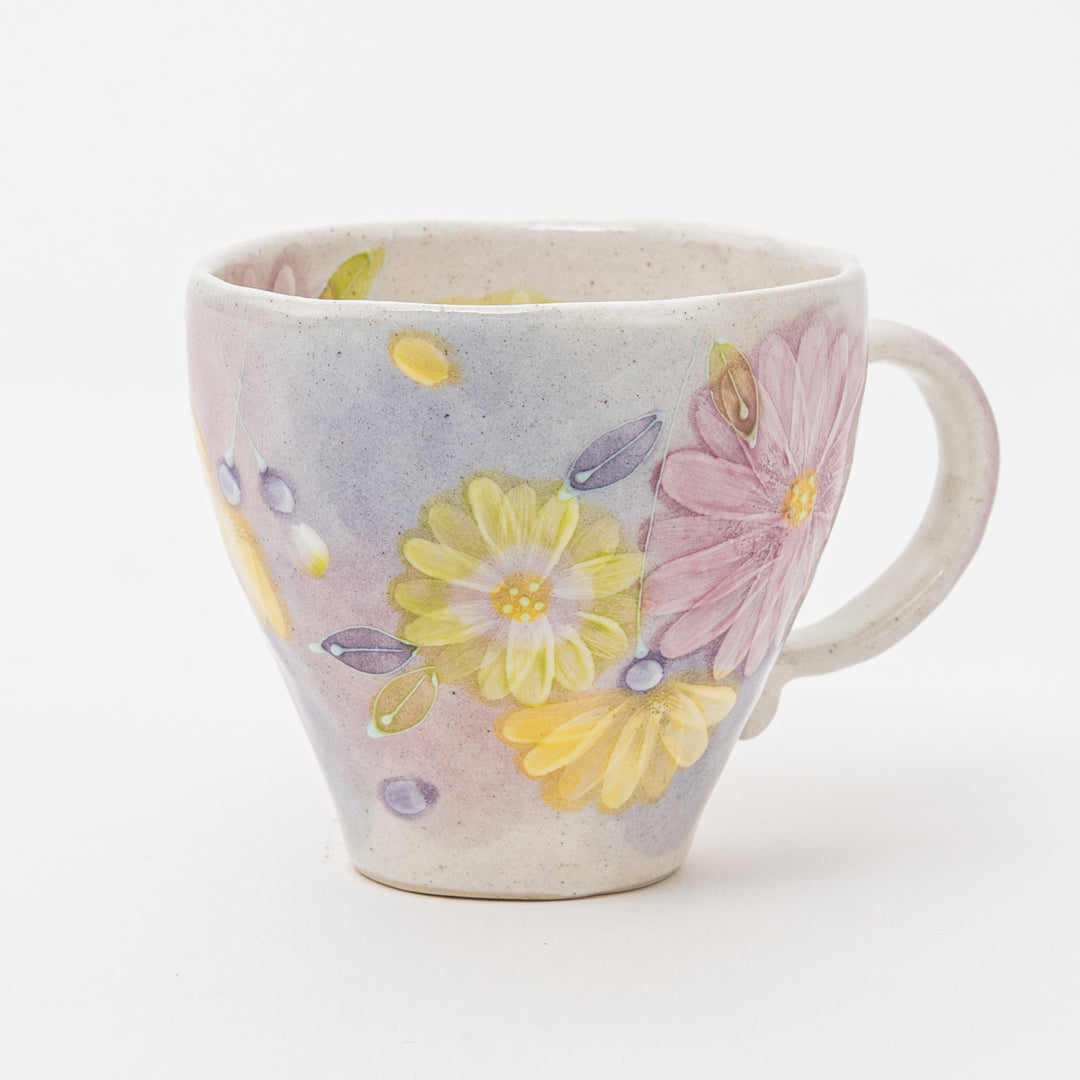 Handmade Seto Floral Mug | Daisy