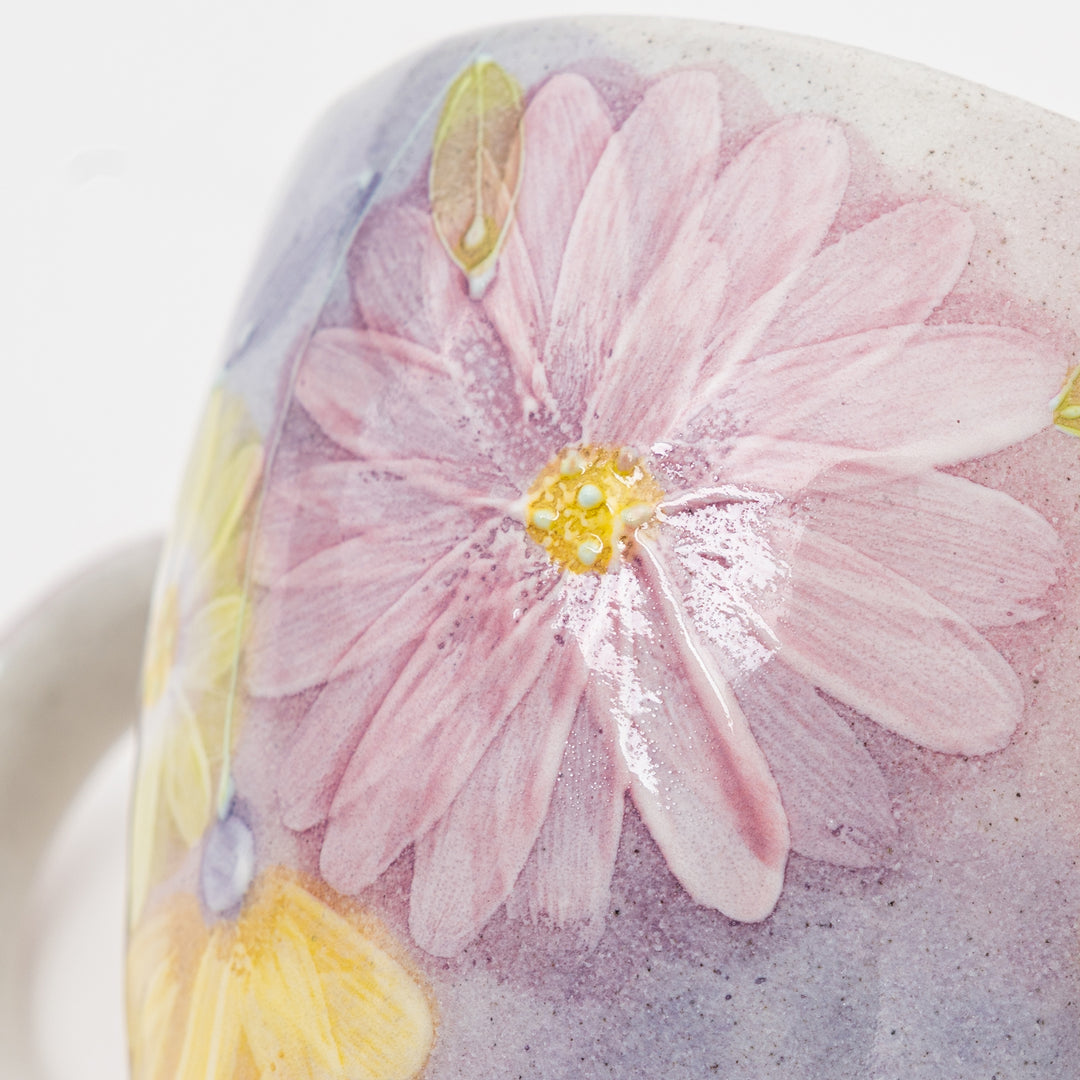 Handmade Seto Floral Mug | Daisy
