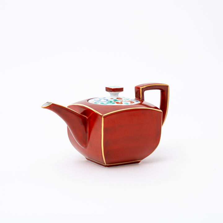 HANDCRAFTED RED SQUARE TEAPOT - 350CC BY ZOHOGAMA