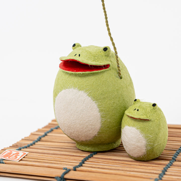 Handmade Washi Paper Frog Family