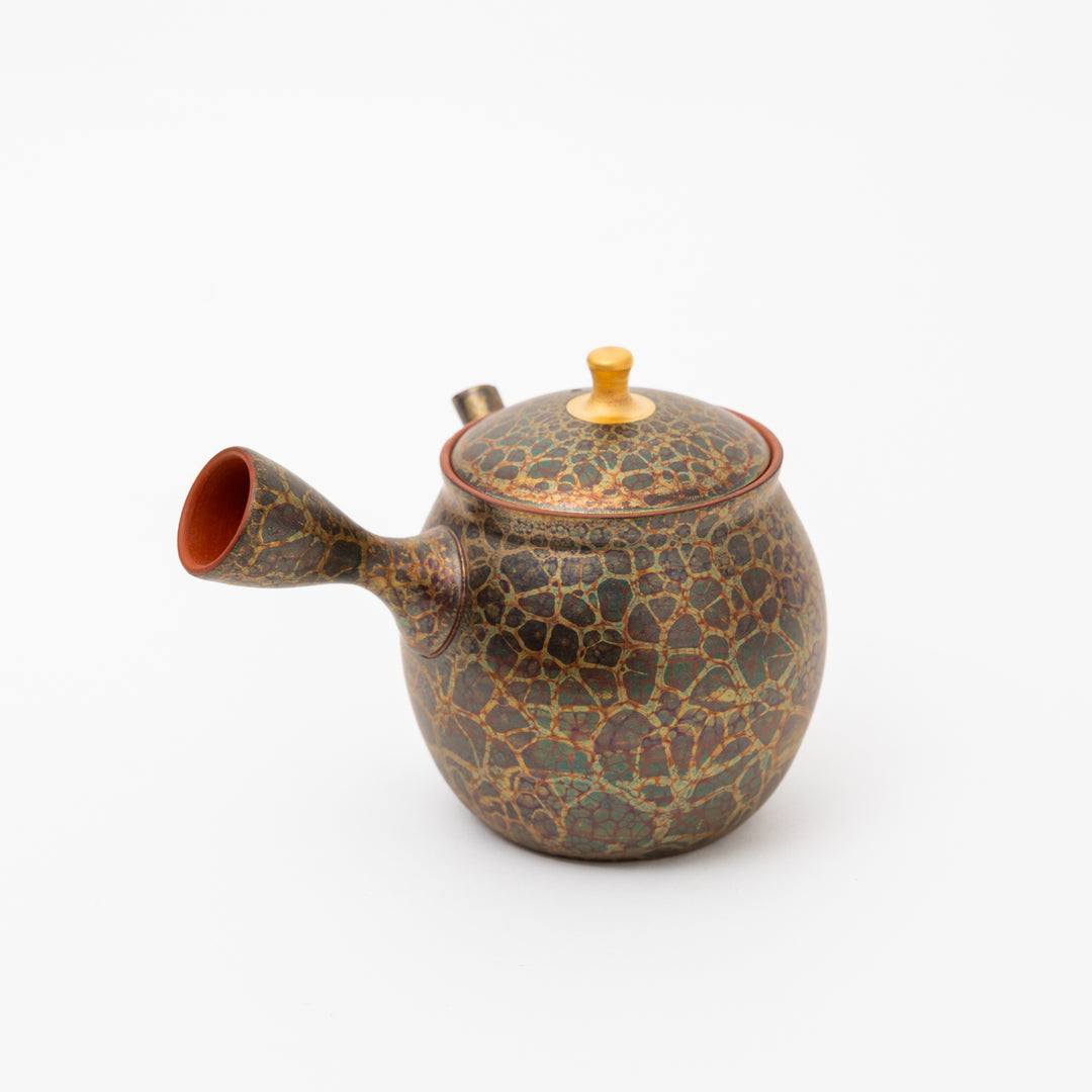 Tokoname Ware Tenmoku Glaze Kyusu by Shoryu (250cc)