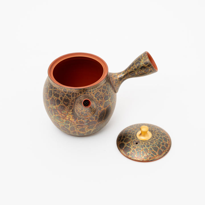 Tokoname Ware Tenmoku Glaze Kyusu by Shoryu (250cc)