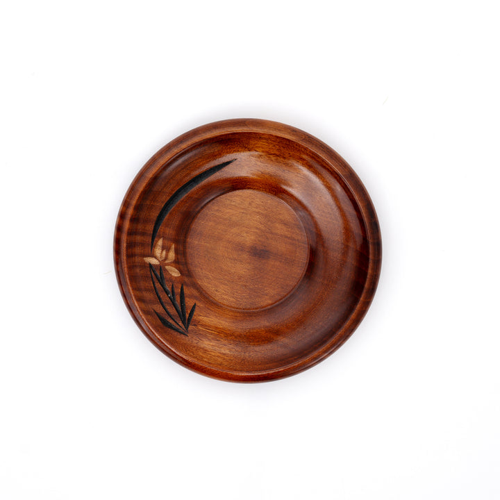 Handcrafted Japanese Lacquerware Tea Saucer