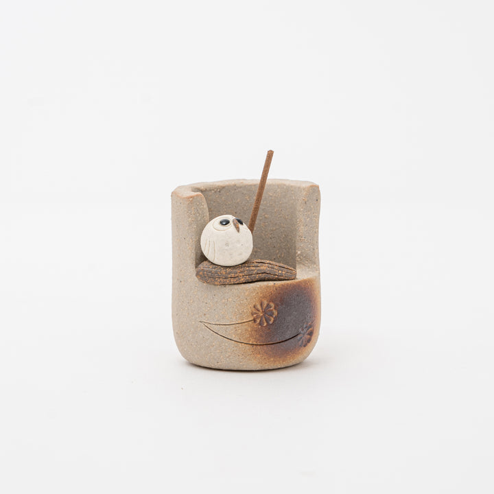 Shigaraki Incense Holder | Owl