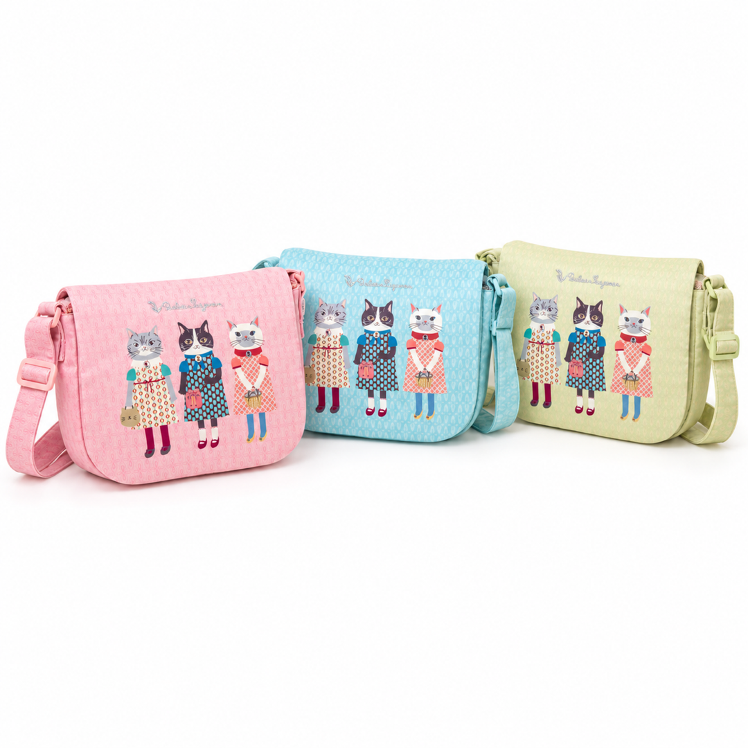 Kusuguru Japan Princess Cat Crossbody Bag & Shoulder Purse