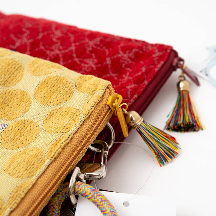 Kusuguru Japan "Honey Bean Princess" Jacquard Pouch 