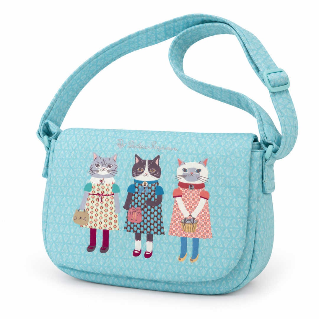 Kusuguru Japan Princess Cat Crossbody Bag & Shoulder Purse