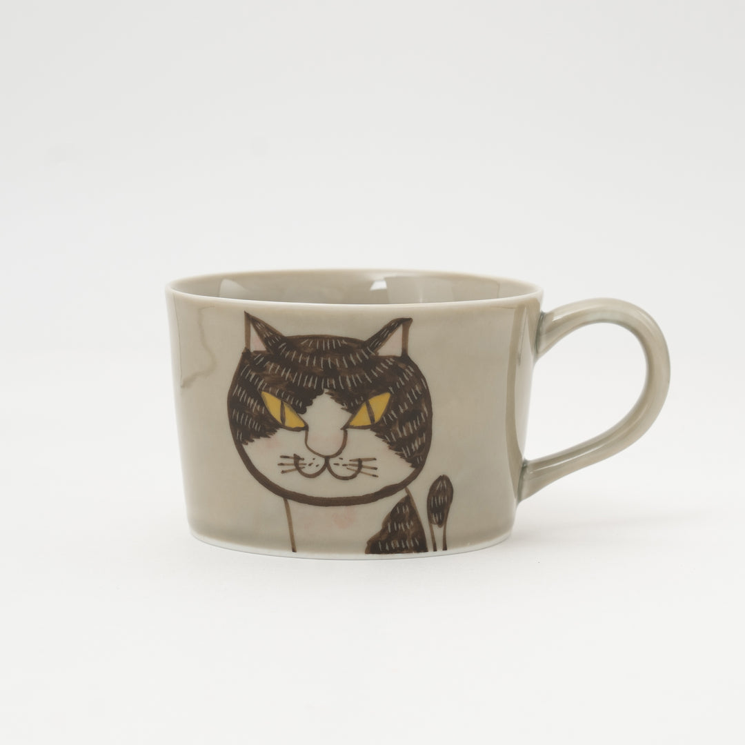 black cat soup cup made in japan 