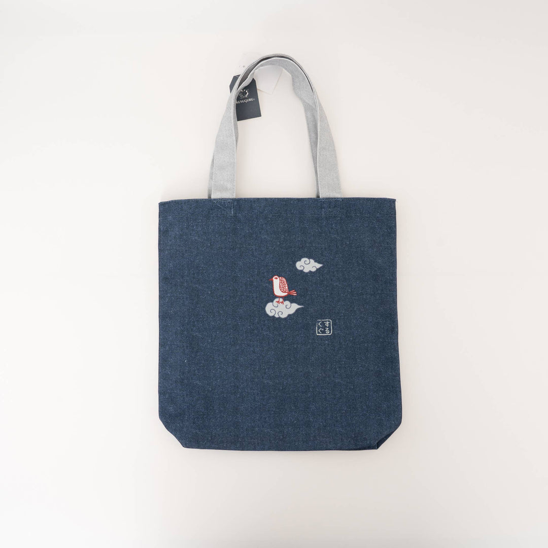 Kusuguru Japan 'Matilda-san' Canvas Everyday Tote Bag