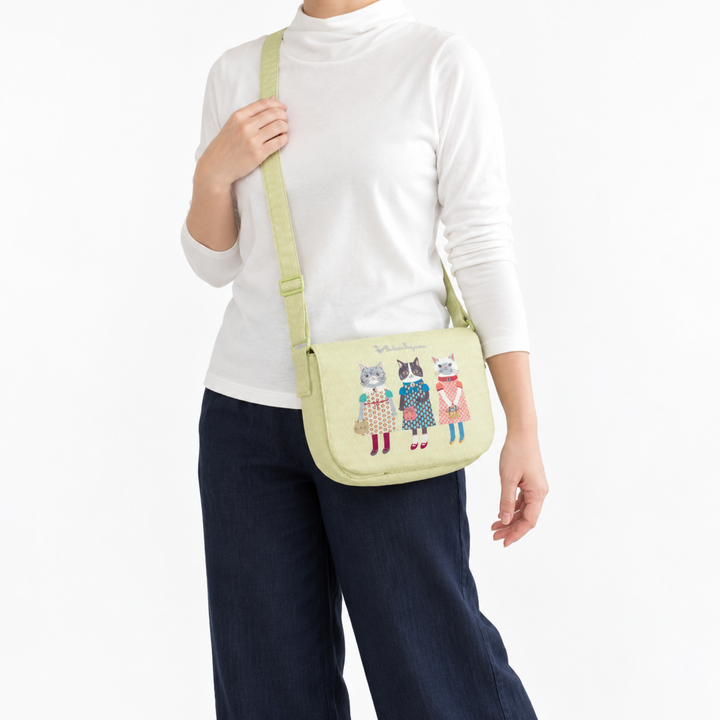 Kusuguru Japan Princess Cat Crossbody Bag & Shoulder Purse
