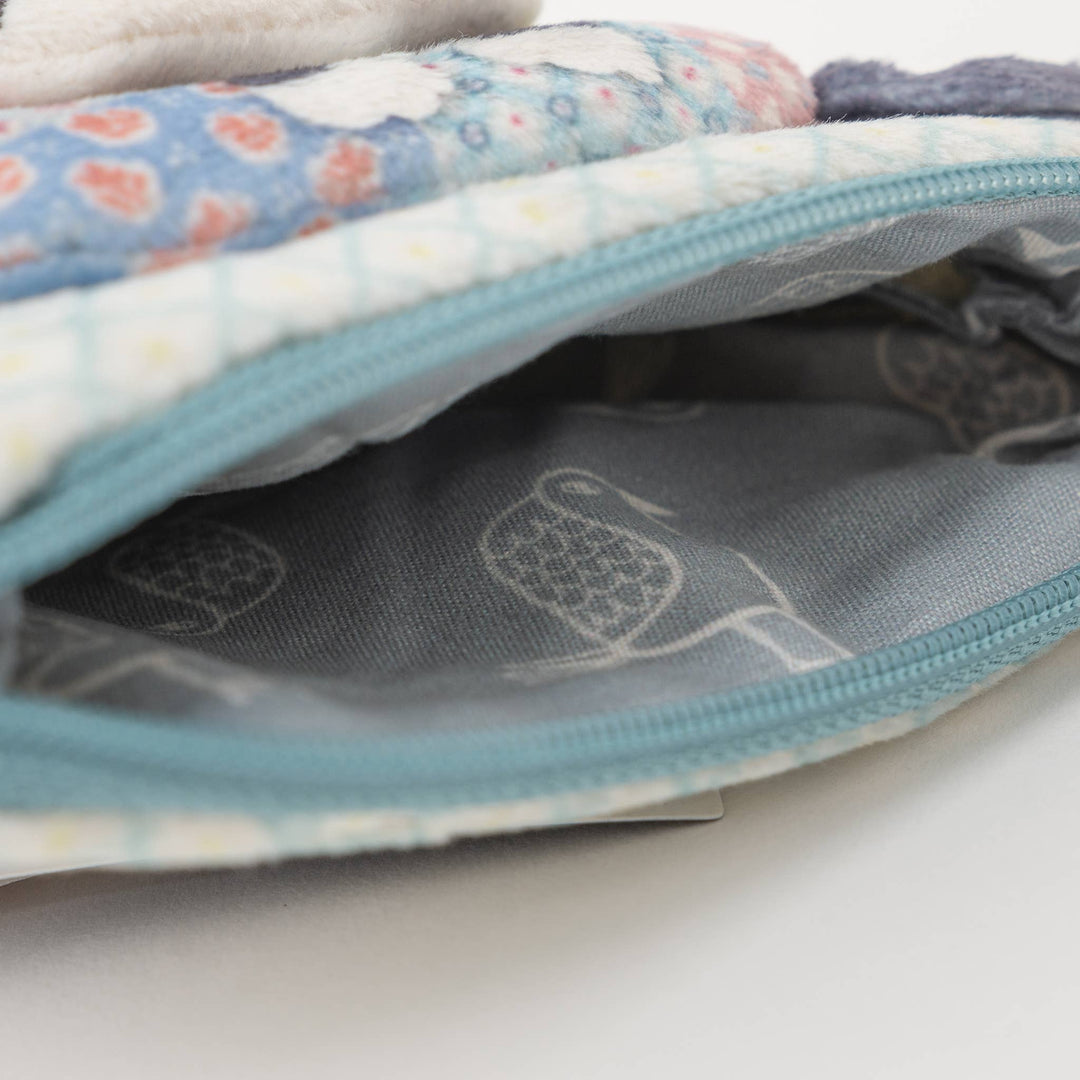 Kusuguru Japan Cat House-Shaped Pass Case & Coin Purse