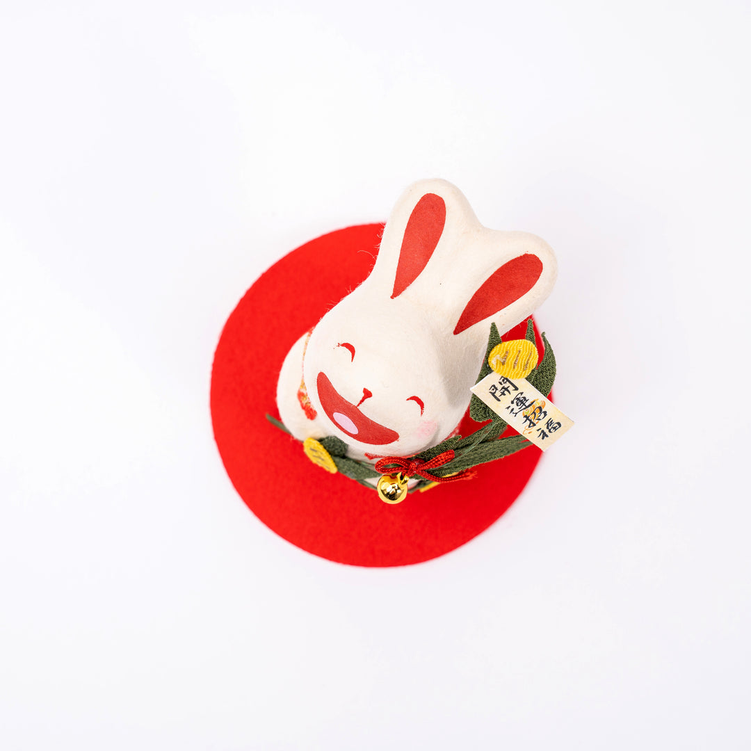 Handcrafted  Big Laugh Rabbit Figure - R278