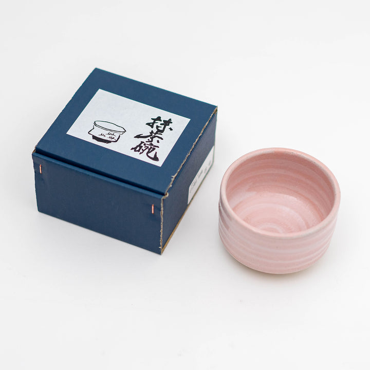 Handmade Mino Ware Sakura Pink  Matcha Bowl Made in Japan