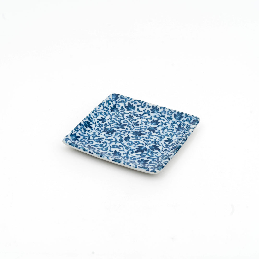Japanese Style Square Small Plate - 10cm Mino Ware
