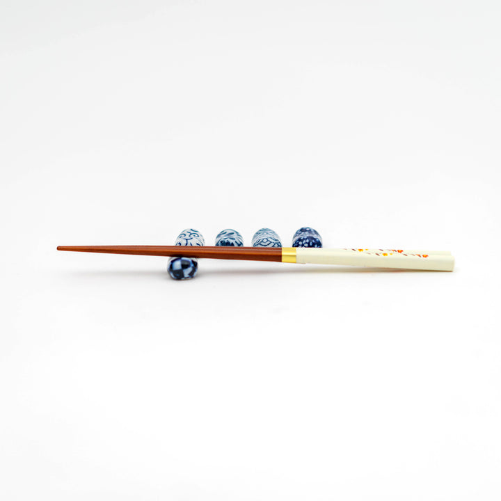 Handmade Mino ware Chopstick Rest 5Pcs Gift Set