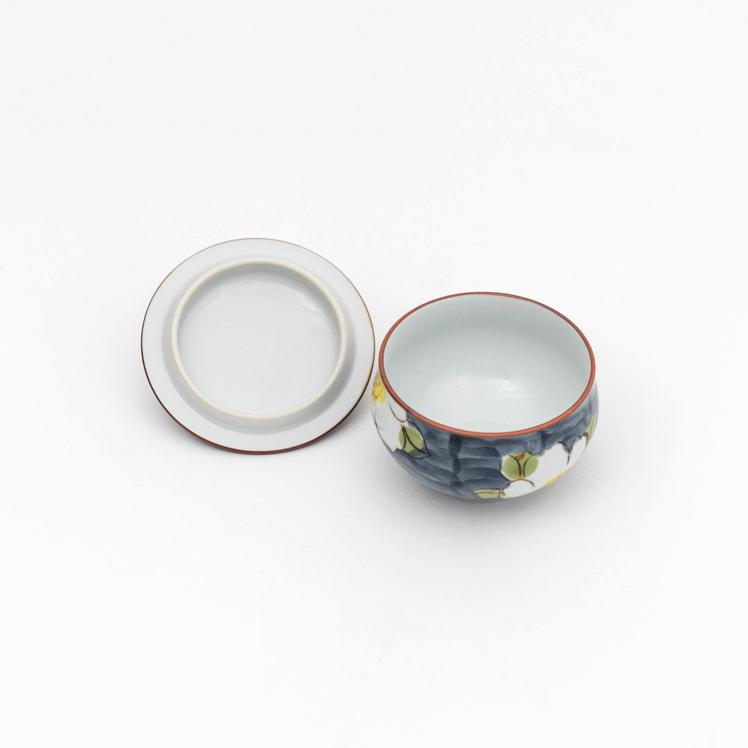 HASAMI Ware Floral Tea Pot with Strainer and Cups