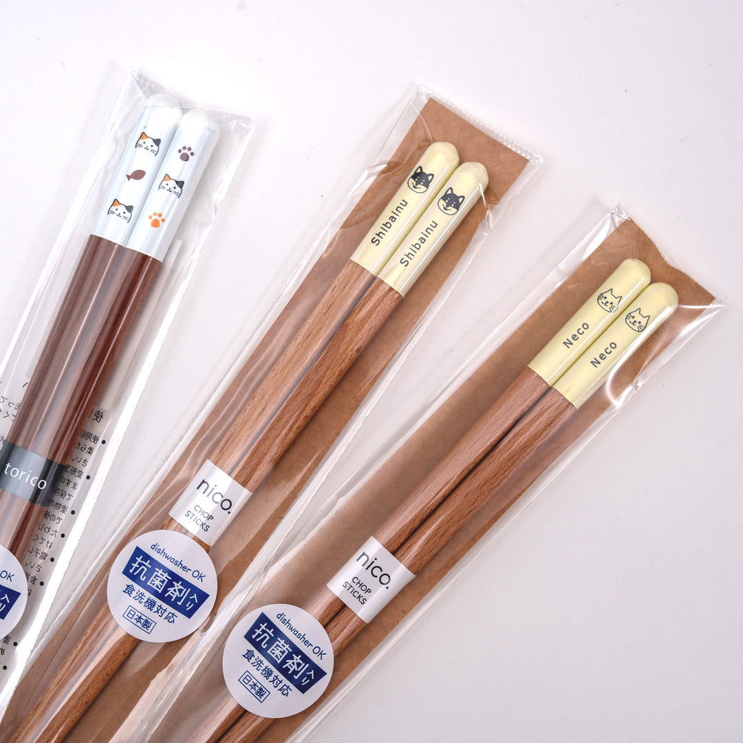 Antibacterial Wooden Chopsticks - Panda I Shiba Inu I Cat I Polar Bear