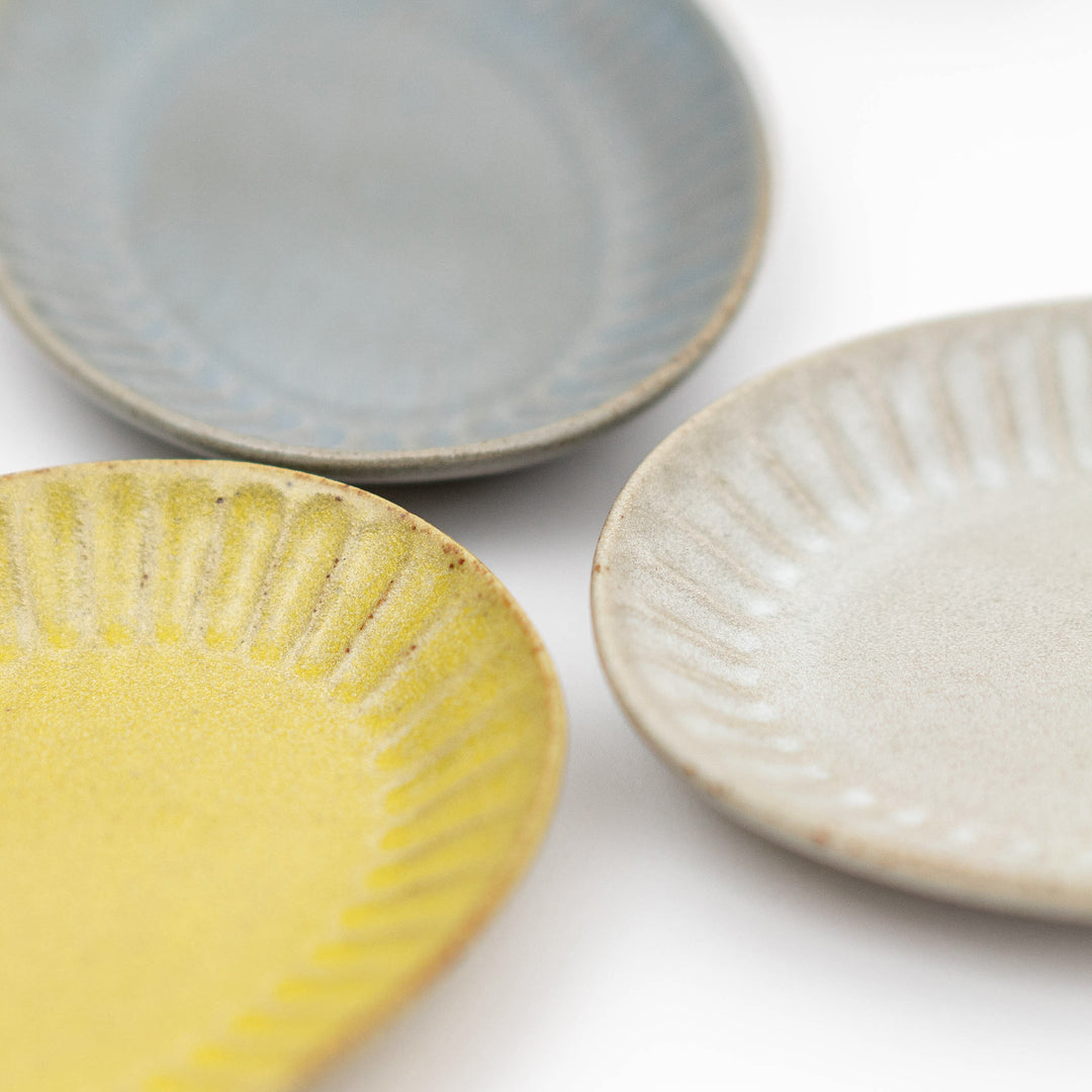 Bread and Rice Project designed by Mio Hishinuma Handmade Mini Oval Plate - 12.5cm