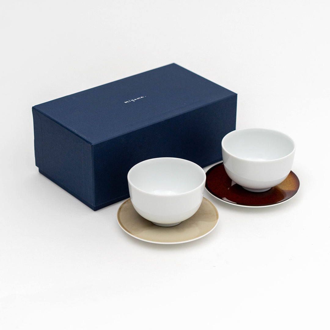 Miyama Tea Cup & Saucer  Gift Set 4Pcs