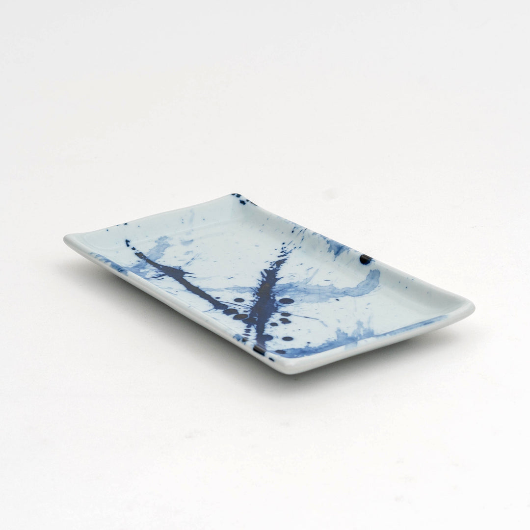 Mino Ware Splatter Square Plate