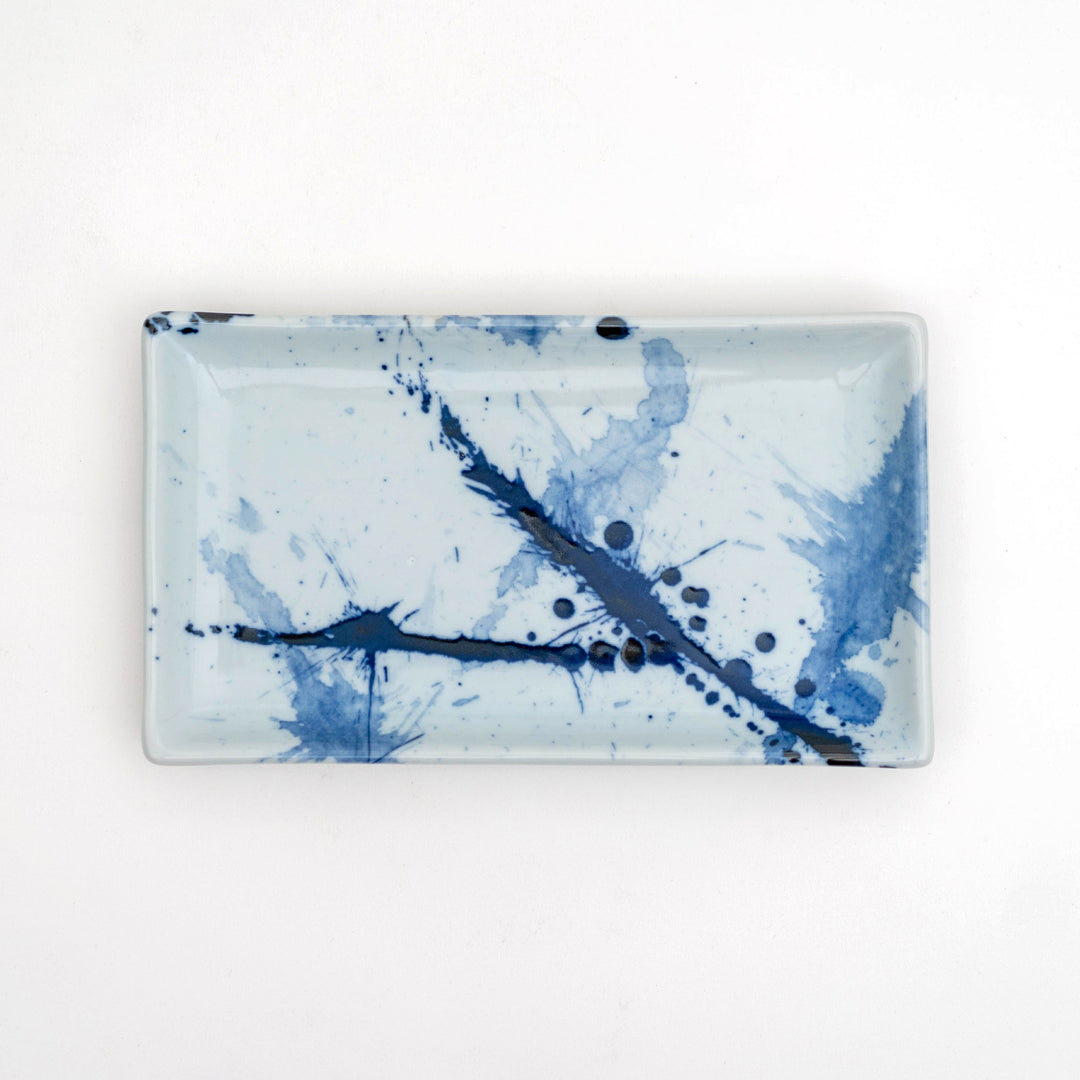Mino Ware Splatter Square Plate