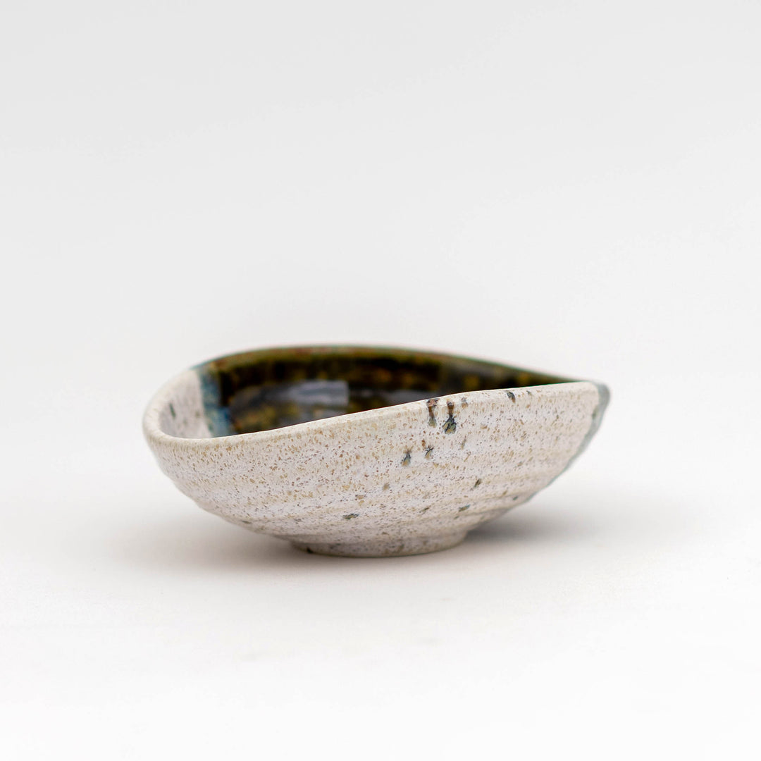 Mino Ware Handmade Oval Bowl