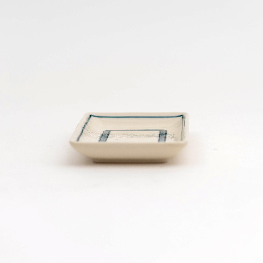 Handmade Square Small Plate Mino Ware Sushi Plate