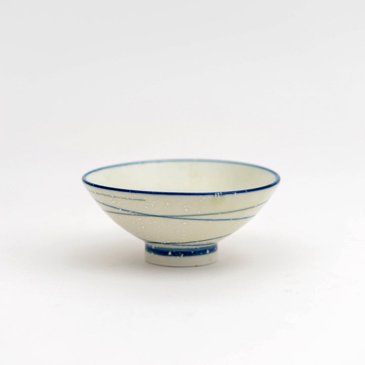 Mino Ware Snow Glaze Japanese  Small Bowl