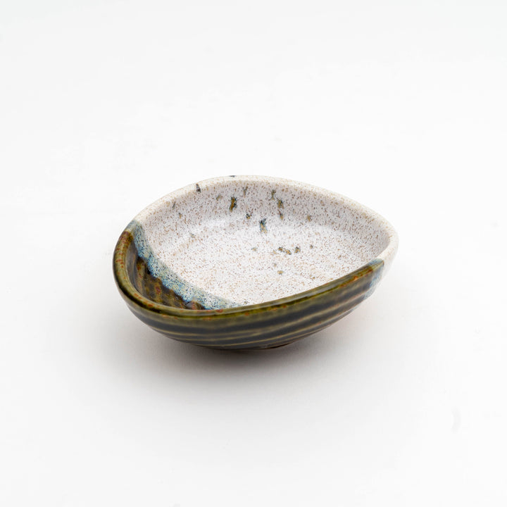 Mino Ware Handmade Oval Bowl