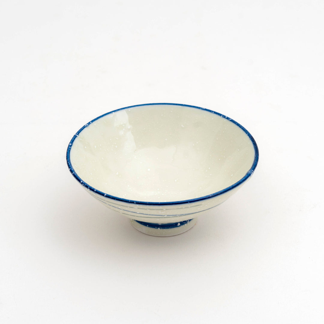 Mino Ware Snow Glaze Japanese  Small Bowl