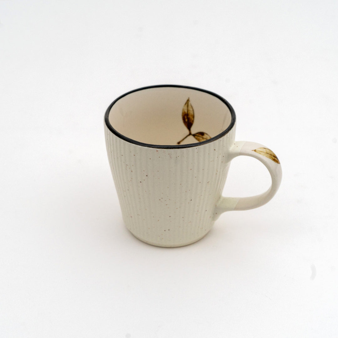 Mino Ware Textured Mug -  White