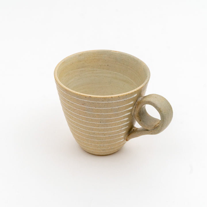 Handmade Lined Mug - Matte Light Brown