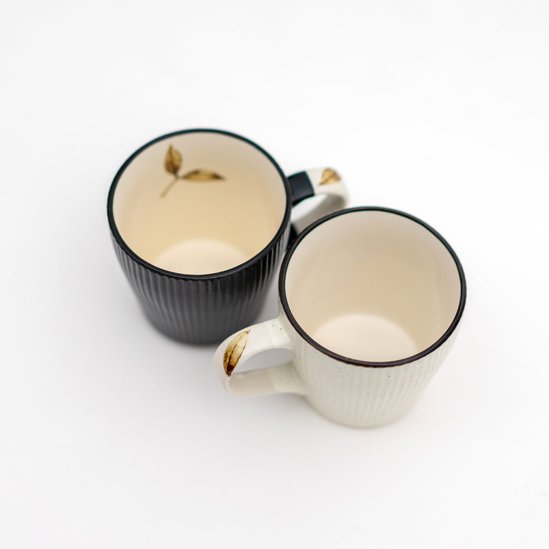 Mino Ware Textured Mug -  White