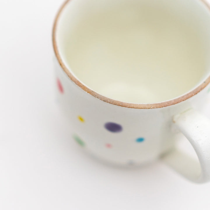 Mino Ware Handmade Dots Mug