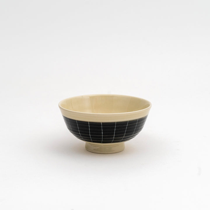 Mino Ware Crackle Glaze Rice Bowl Made in Japan