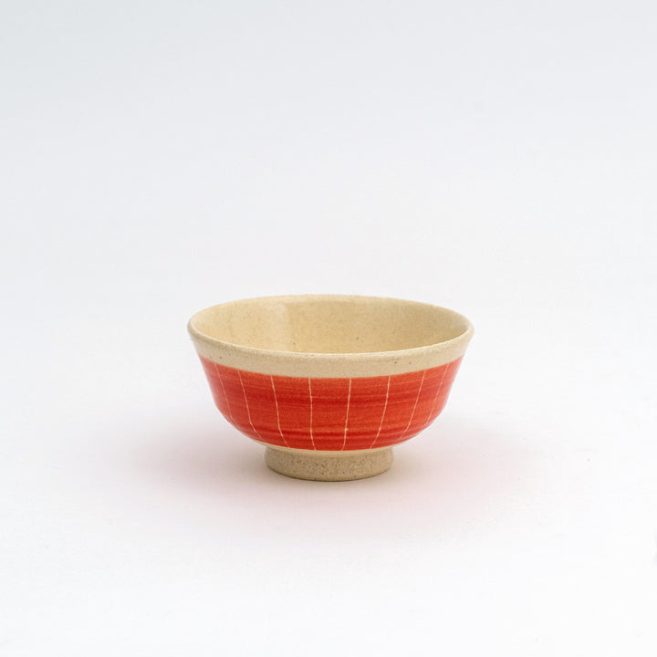 Mino Ware Crackle Glaze Rice Bowl Made in Japan
