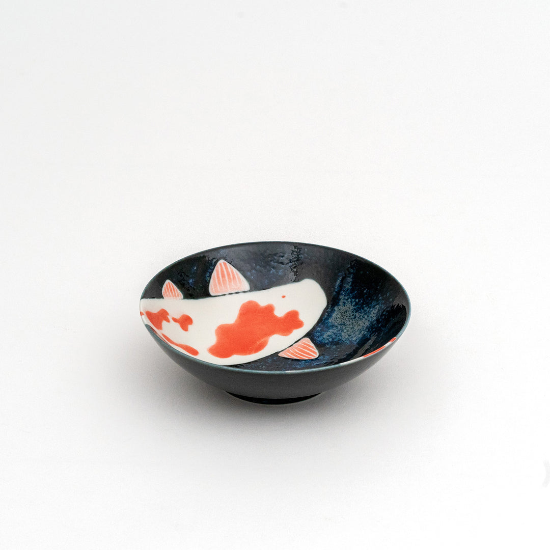 Mino Ware Koi Fish Bowl & Plate