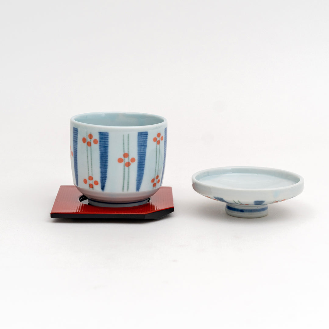 Mino Ware Chawanmushi  Bowl Cup Ume