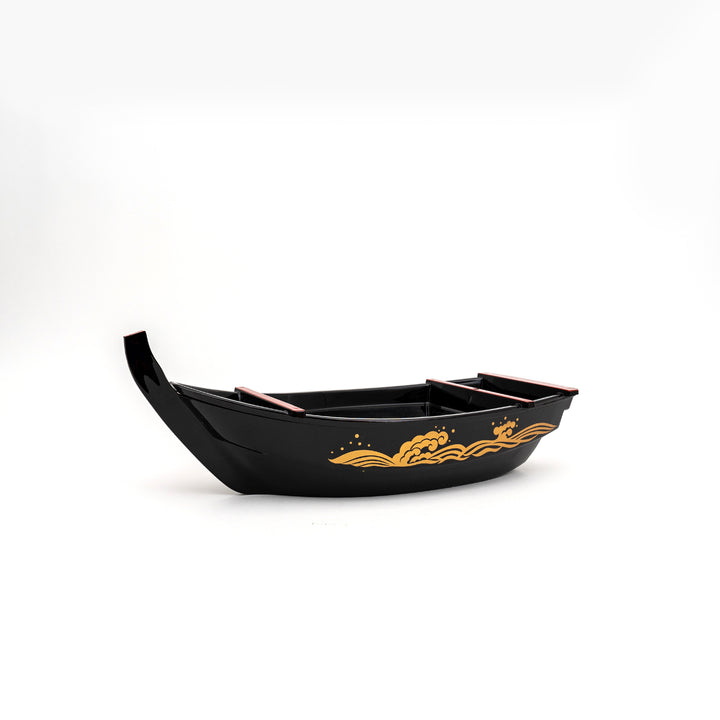 Lacquer Sushi Serving Boat Made in Japan