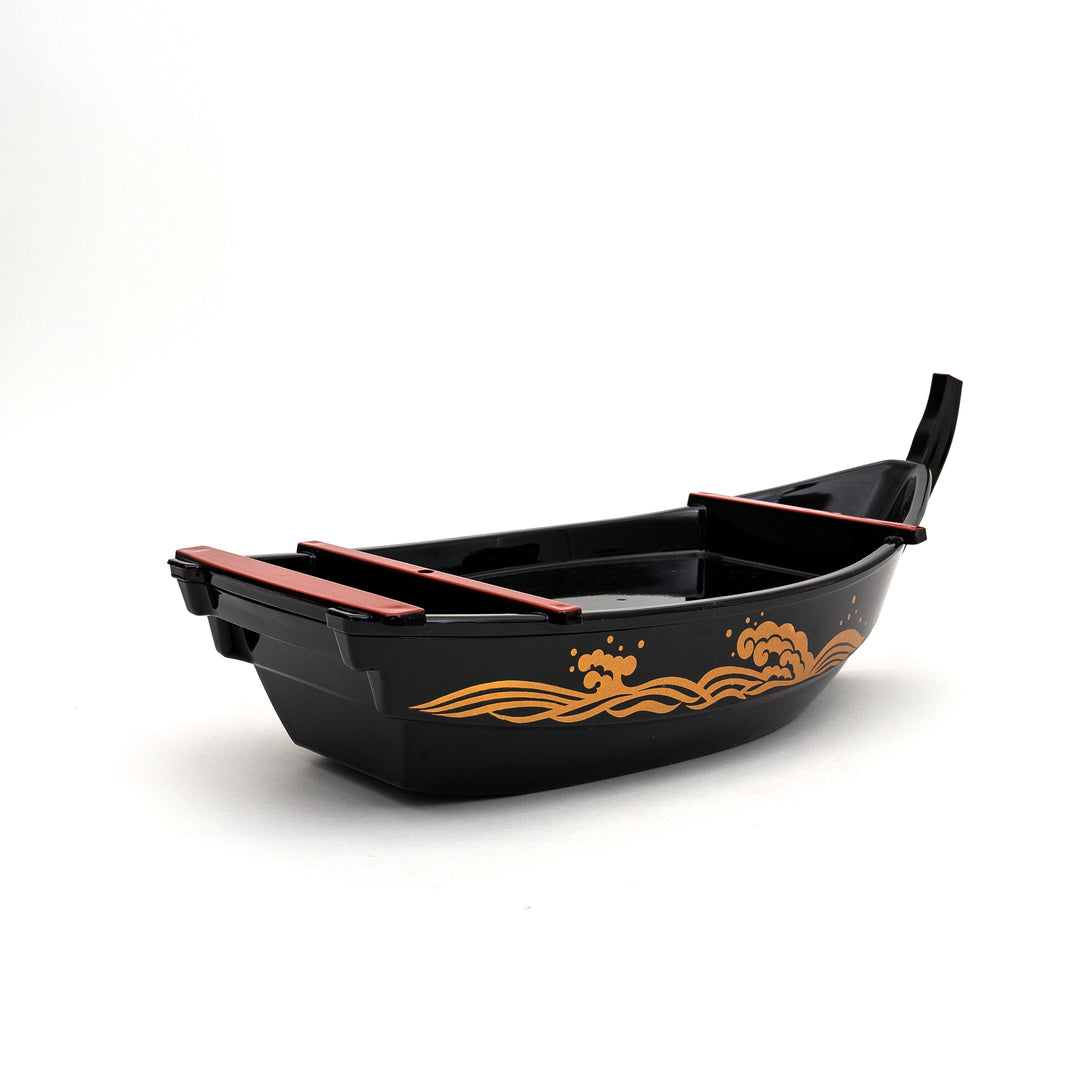 Lacquer Sushi Serving Boat Made in Japan