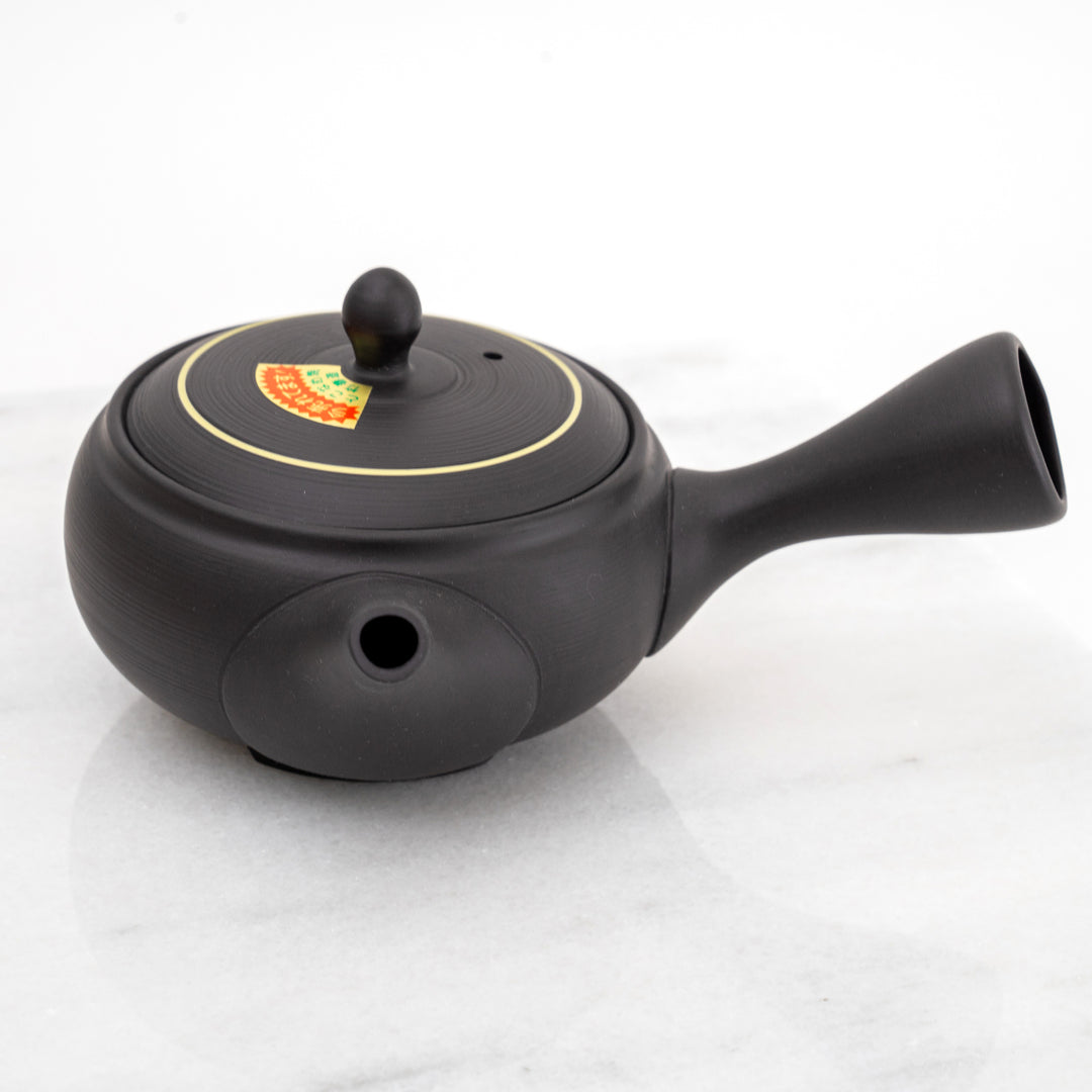 Japanese Kyusu Tokoname Yaki Teapot - Black 230ml