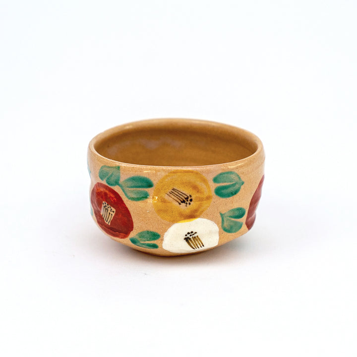 ZOHOGAMA Handmade flower Matcha Bowl