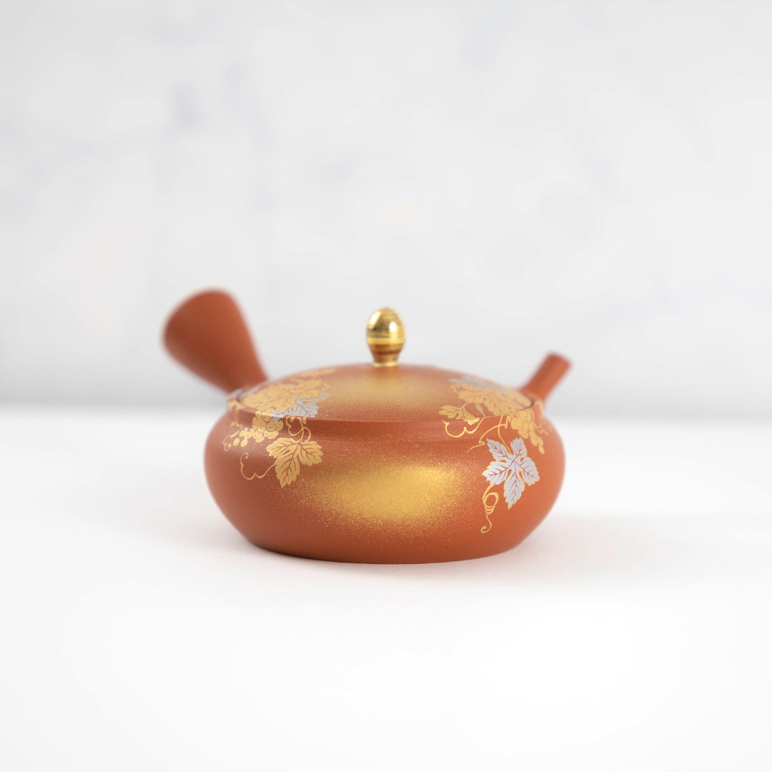 Handcrafted Banko Ware x Kutani Ware Tea Pot/Kyusu Artisan Piece by Gyokko Kiln