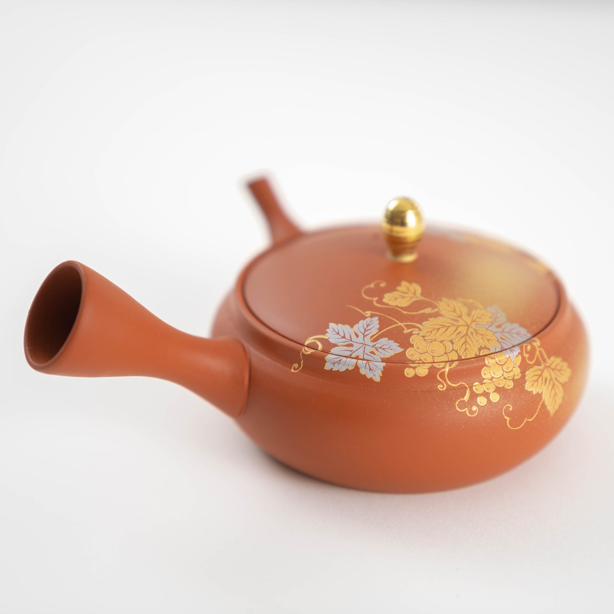 Handmade Tokoname x Kutani Japanese Teapot - Thumbnail 3
