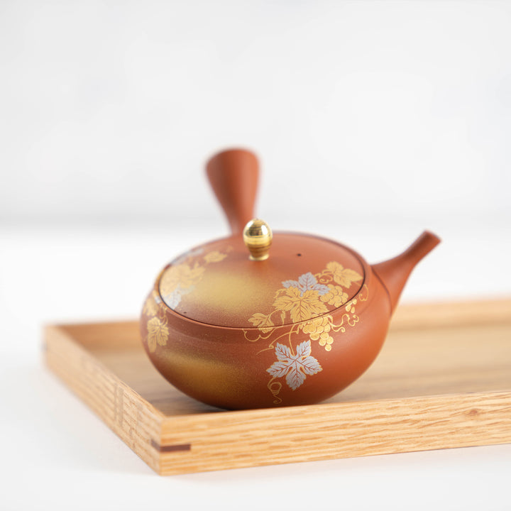 Handmade Tokoname x Kutani Japanese Teapot